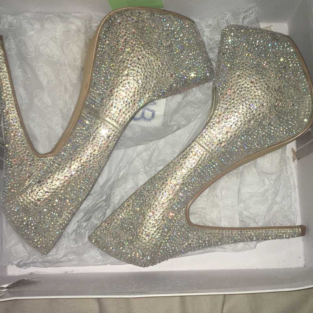 Steve Madden sparkly heels